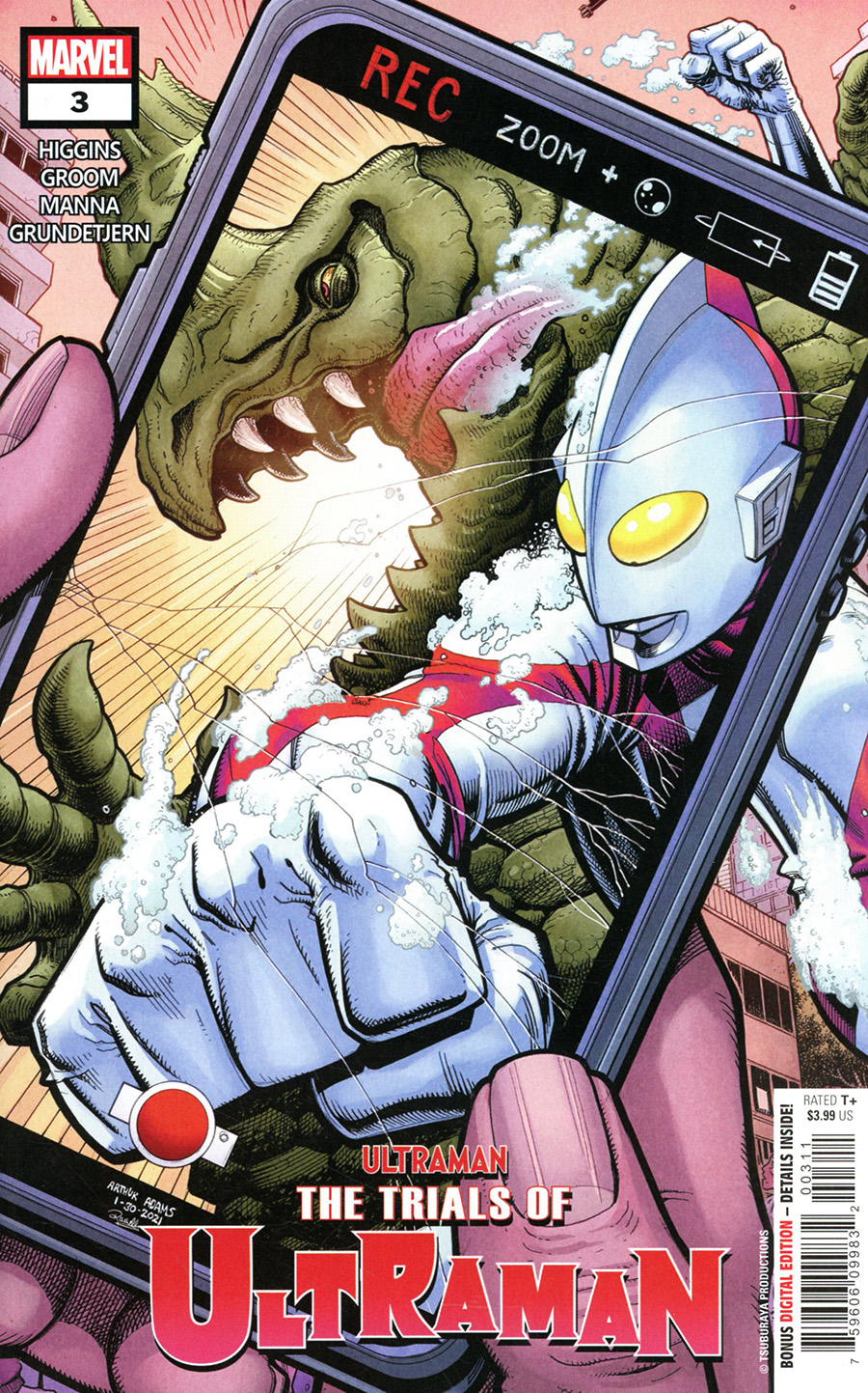 Ultraman Trials Of Ultraman #3 Cover A Regular Arthur Adams Cover