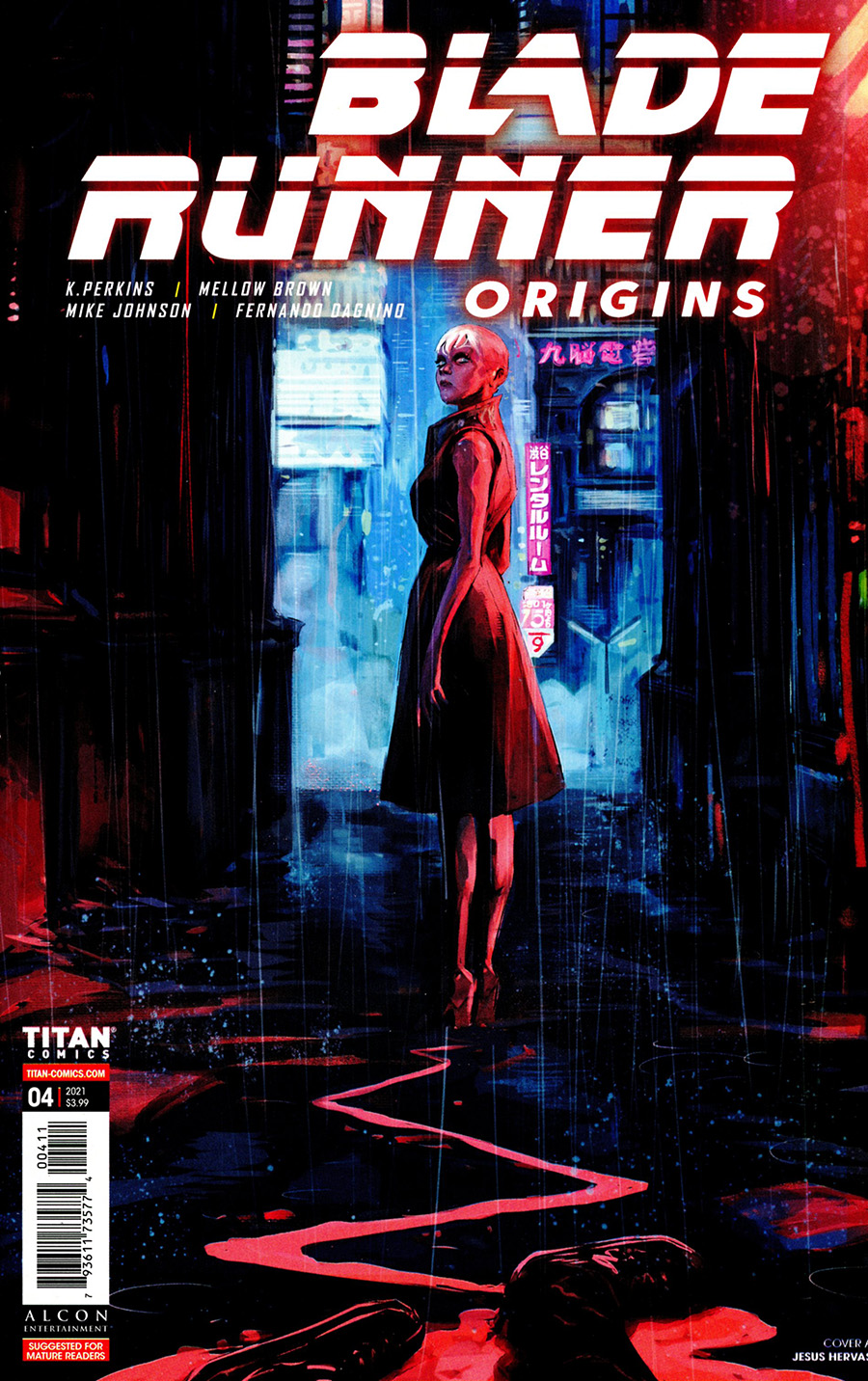 Blade Runner Origins #4 Cover A Regular Jesus Hervas Cover