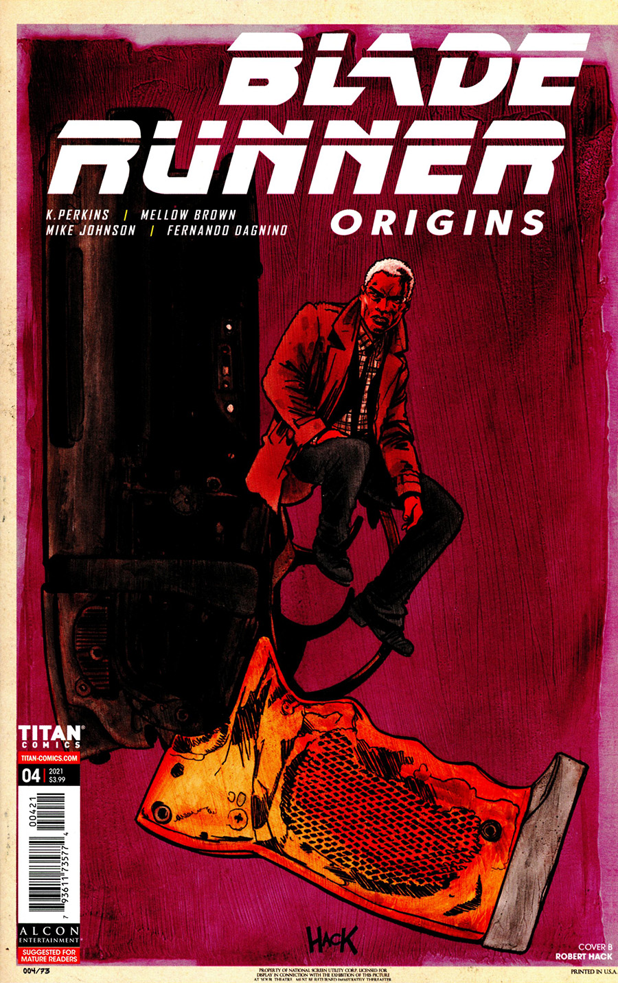 Blade Runner Origins #4 Cover B Variant Robert Hack Cover