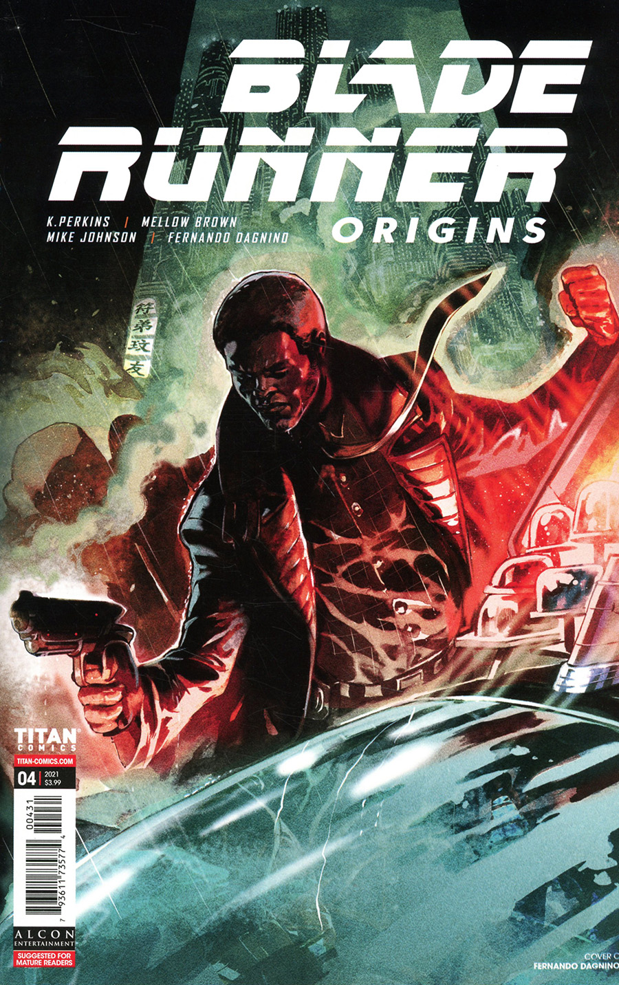 Blade Runner Origins #4 Cover C Variant Fernando Dagnino Cover