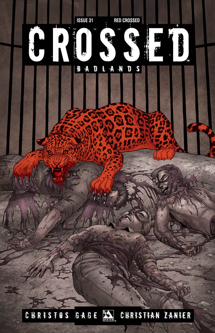Crossed Badlands #31 Red Crossed Cover (Sale Edition)