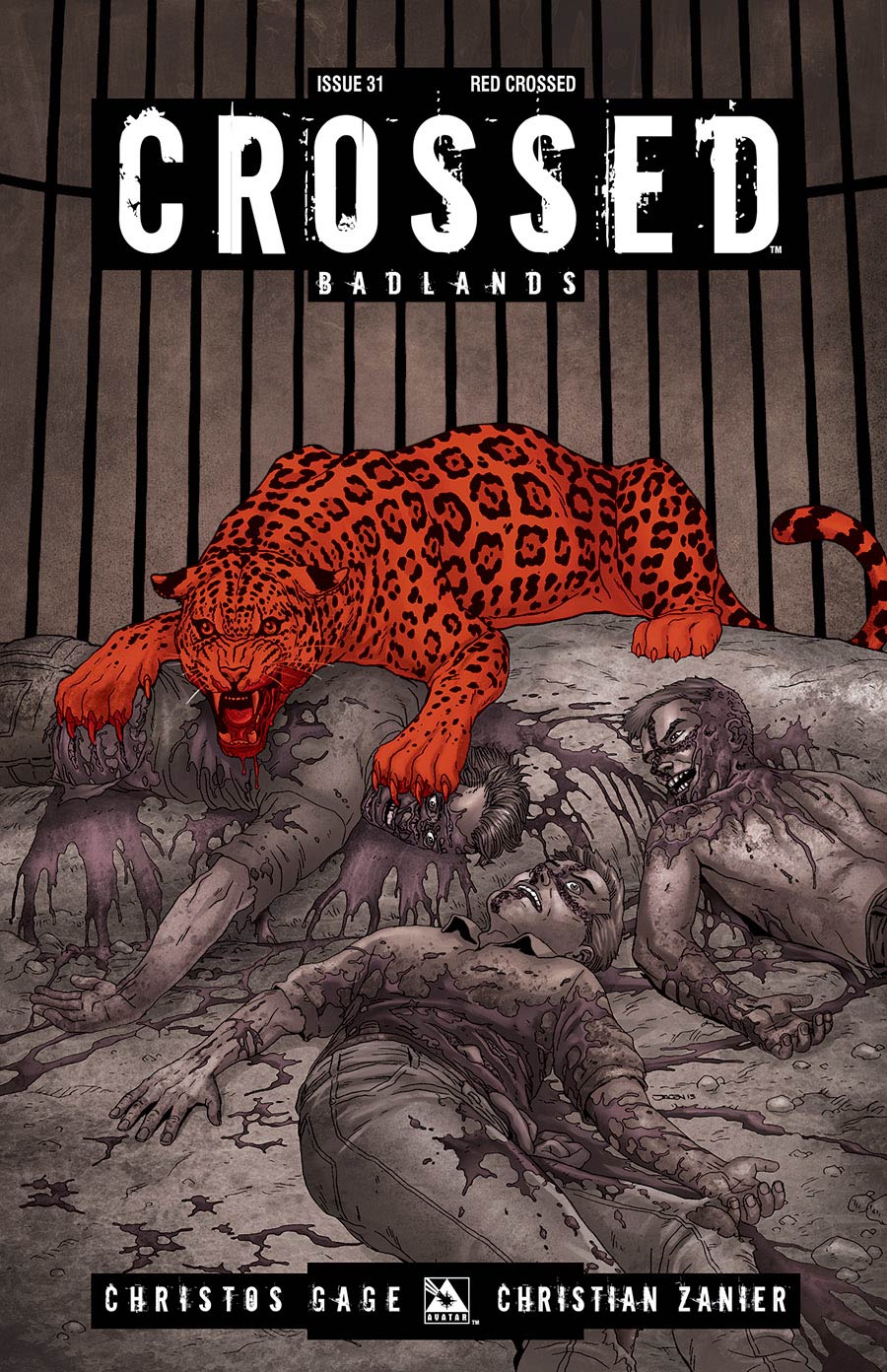Crossed Badlands #31 Red Crossed Cover (Sale Edition)