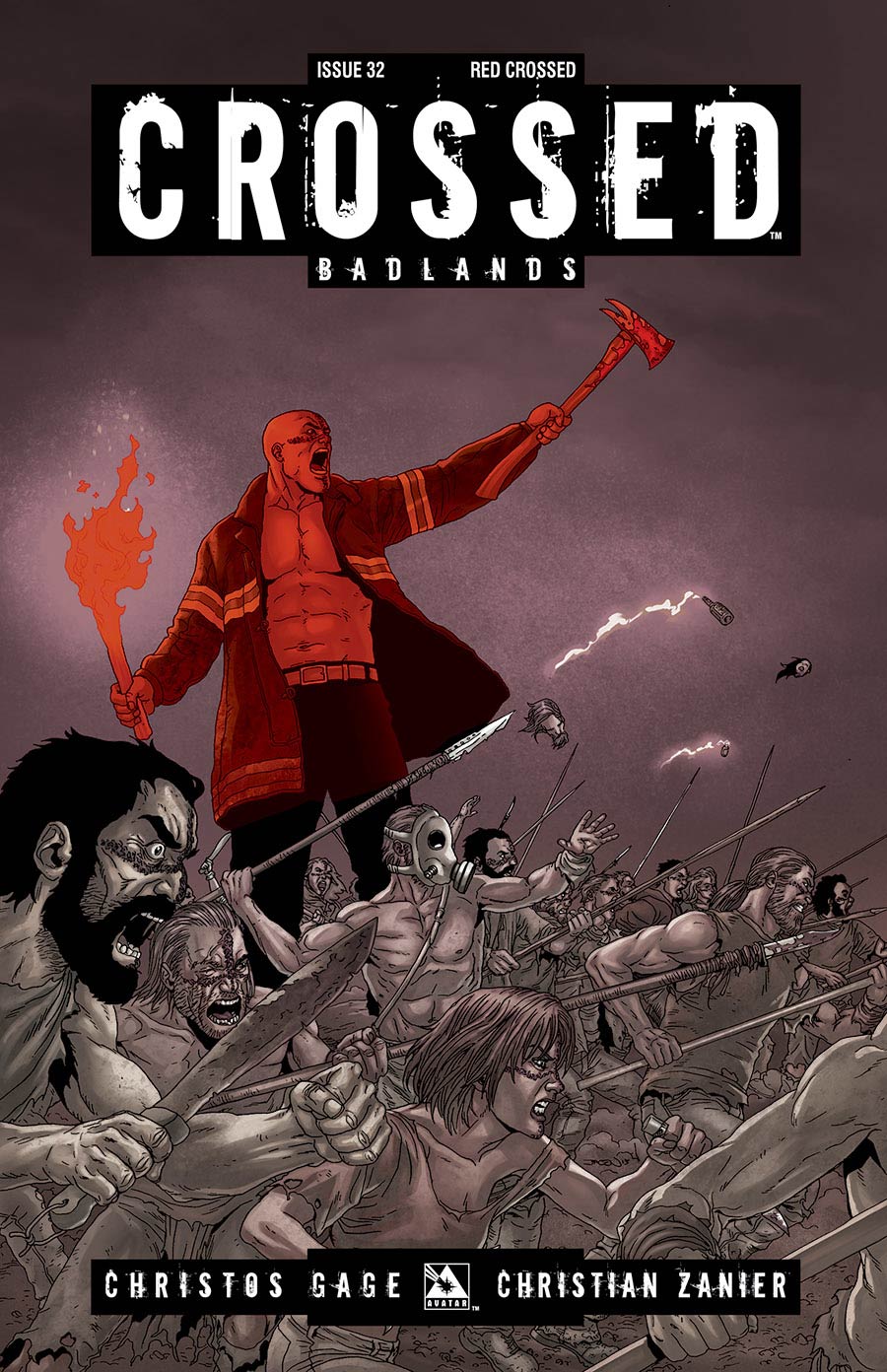 Crossed Badlands #32 Red Crossed Cover (Sale Edition)