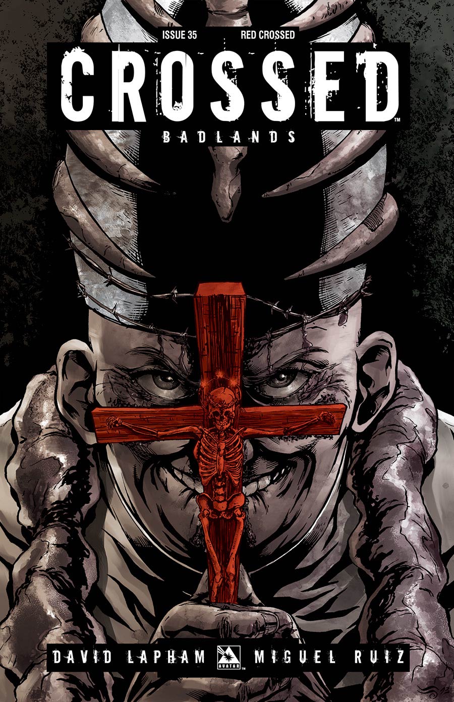 Crossed Badlands #35 Red Crossed Cover (Sale Edition)