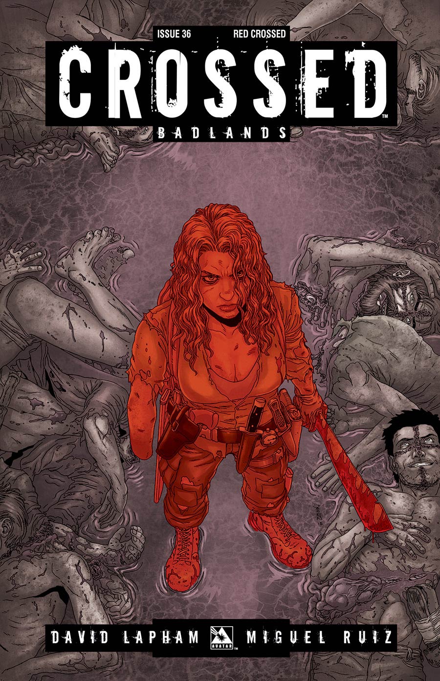 Crossed Badlands #36 Red Crossed Cover (Sale Edition)