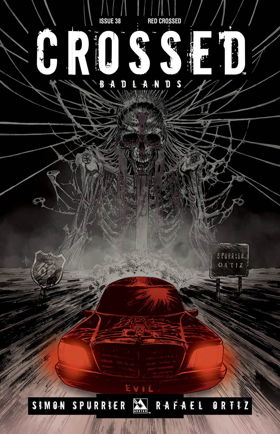 Crossed Badlands #38 Red Crossed Cover (Sale Edition)