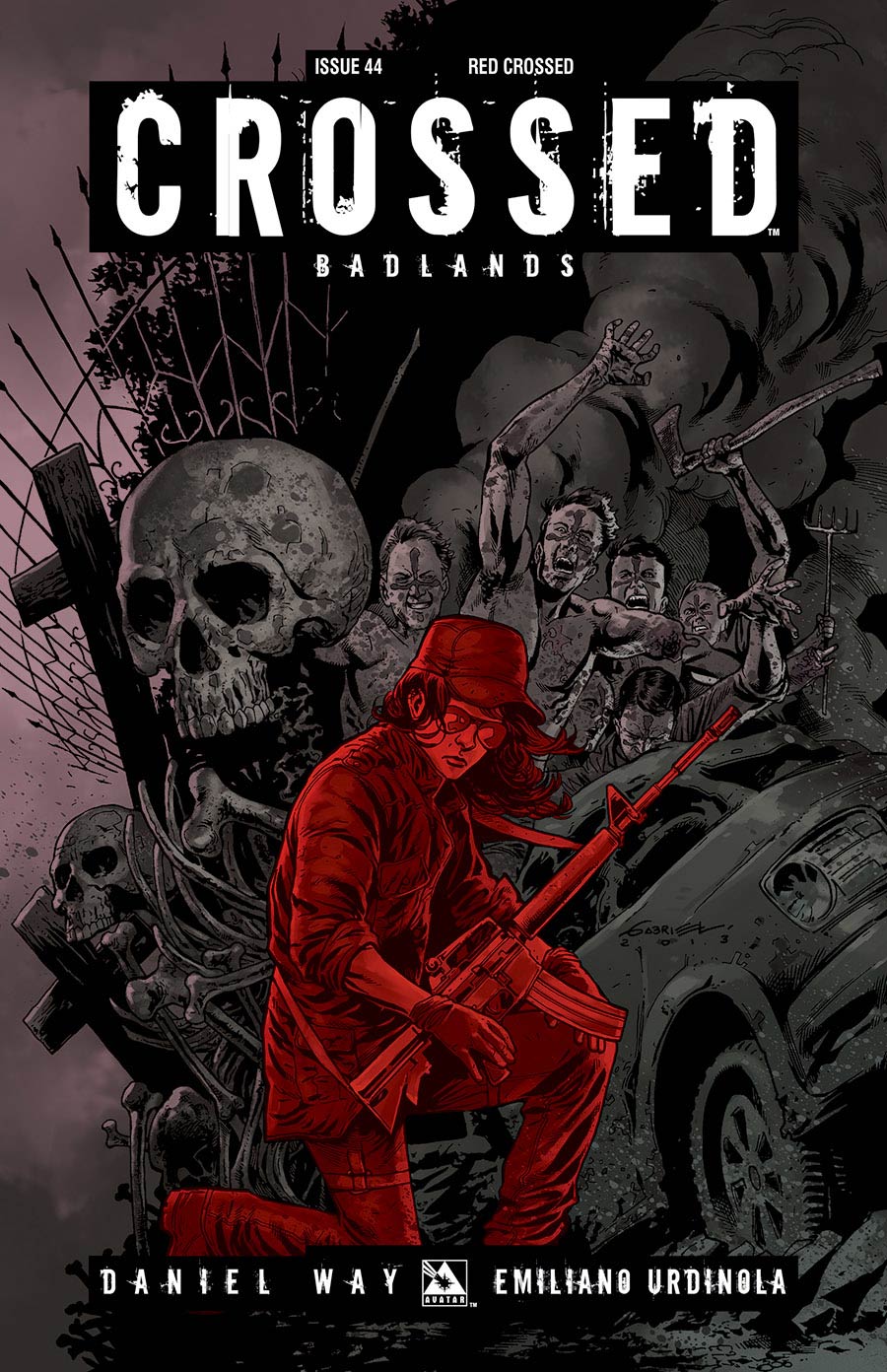 Crossed Badlands #44 Red Crossed Cover (Sale Edition)