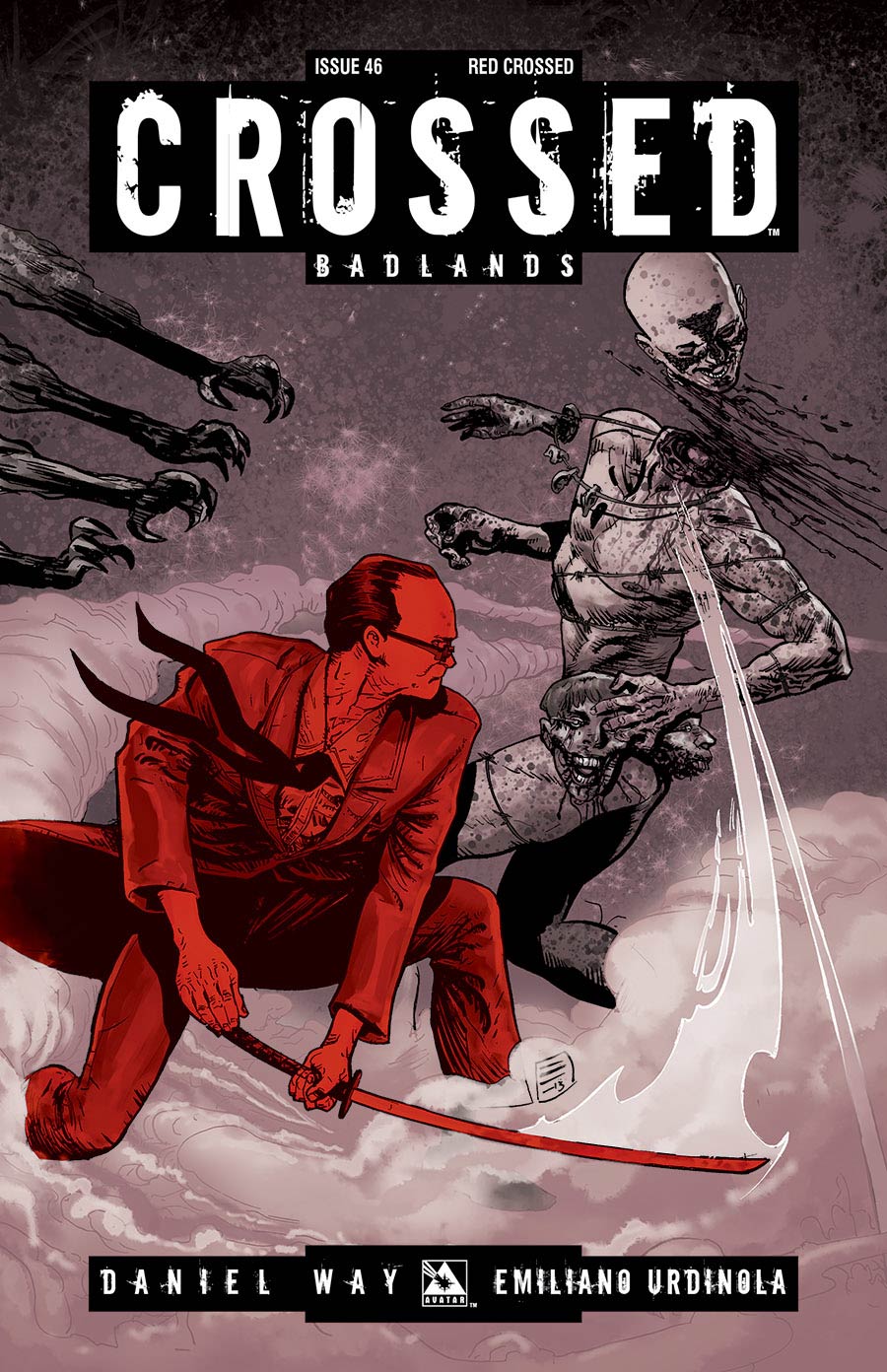 Crossed Badlands #46 Red Crossed Cover (Sale Edition)