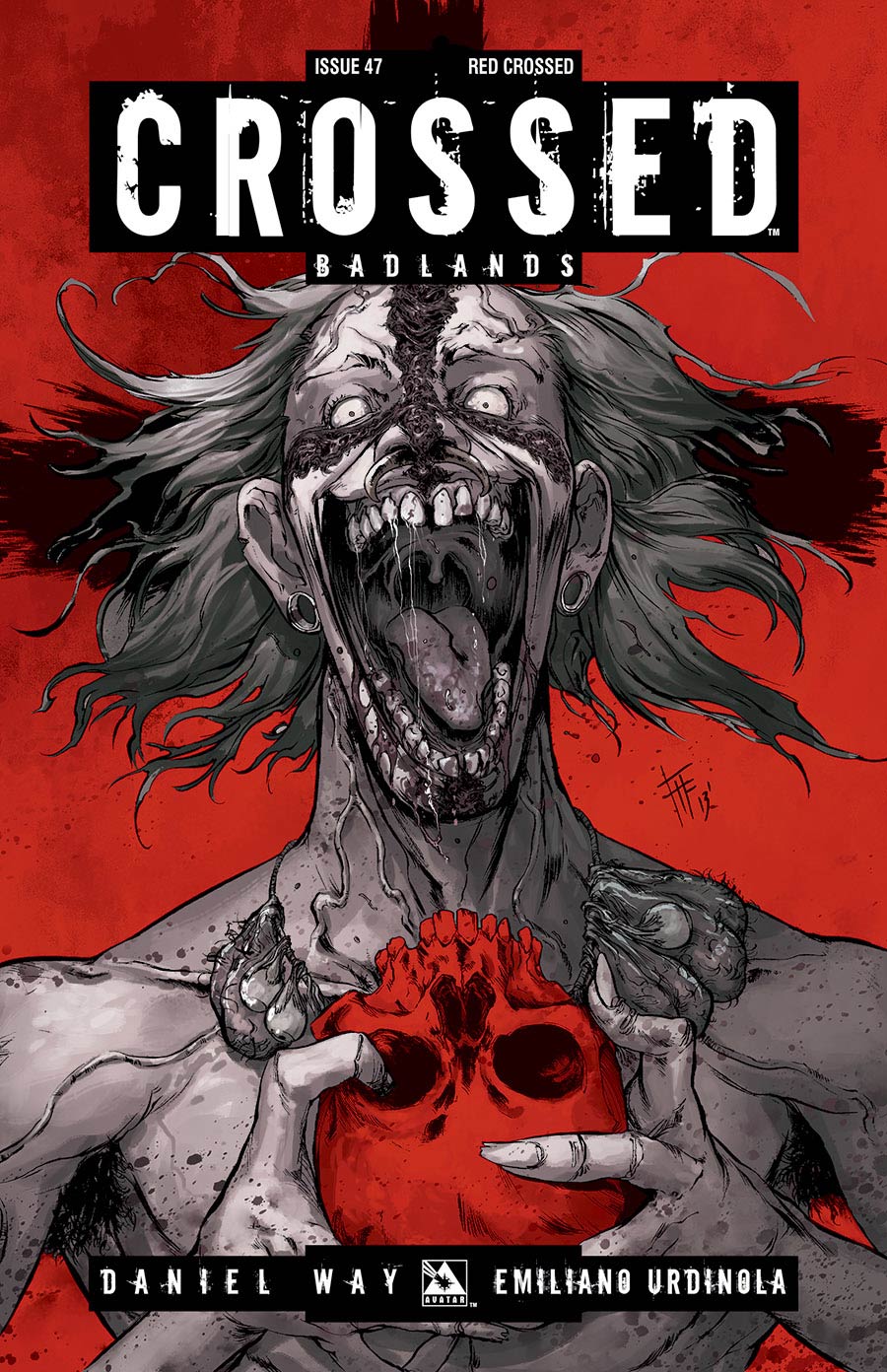 Crossed Badlands #47 Red Crossed Cover (Sale Edition)