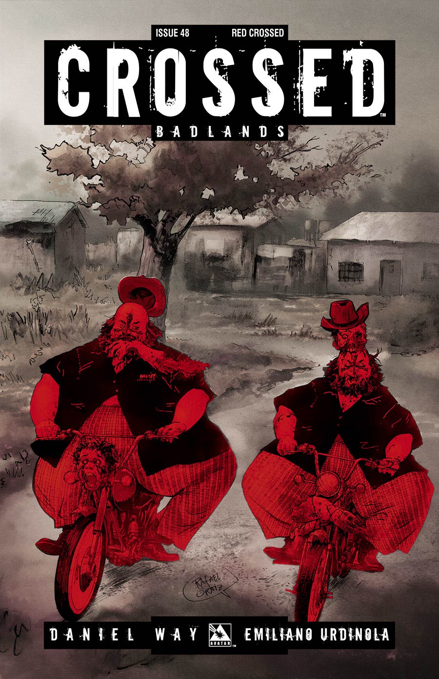 Crossed Badlands #48 Red Crossed Cover (Sale Edition)