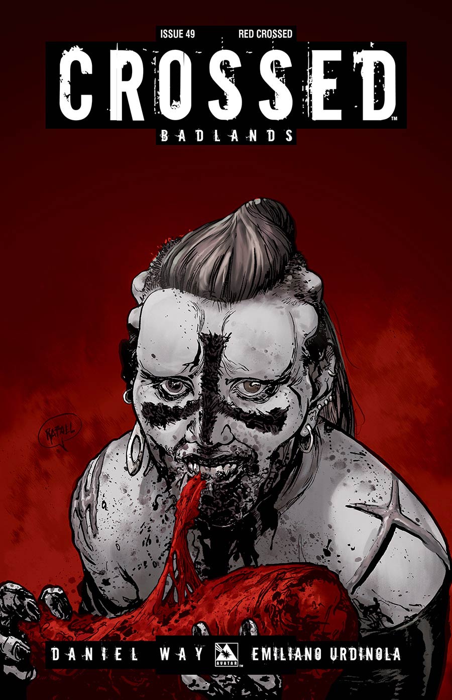 Crossed Badlands #49 Red Crossed Cover (Sale Edition)