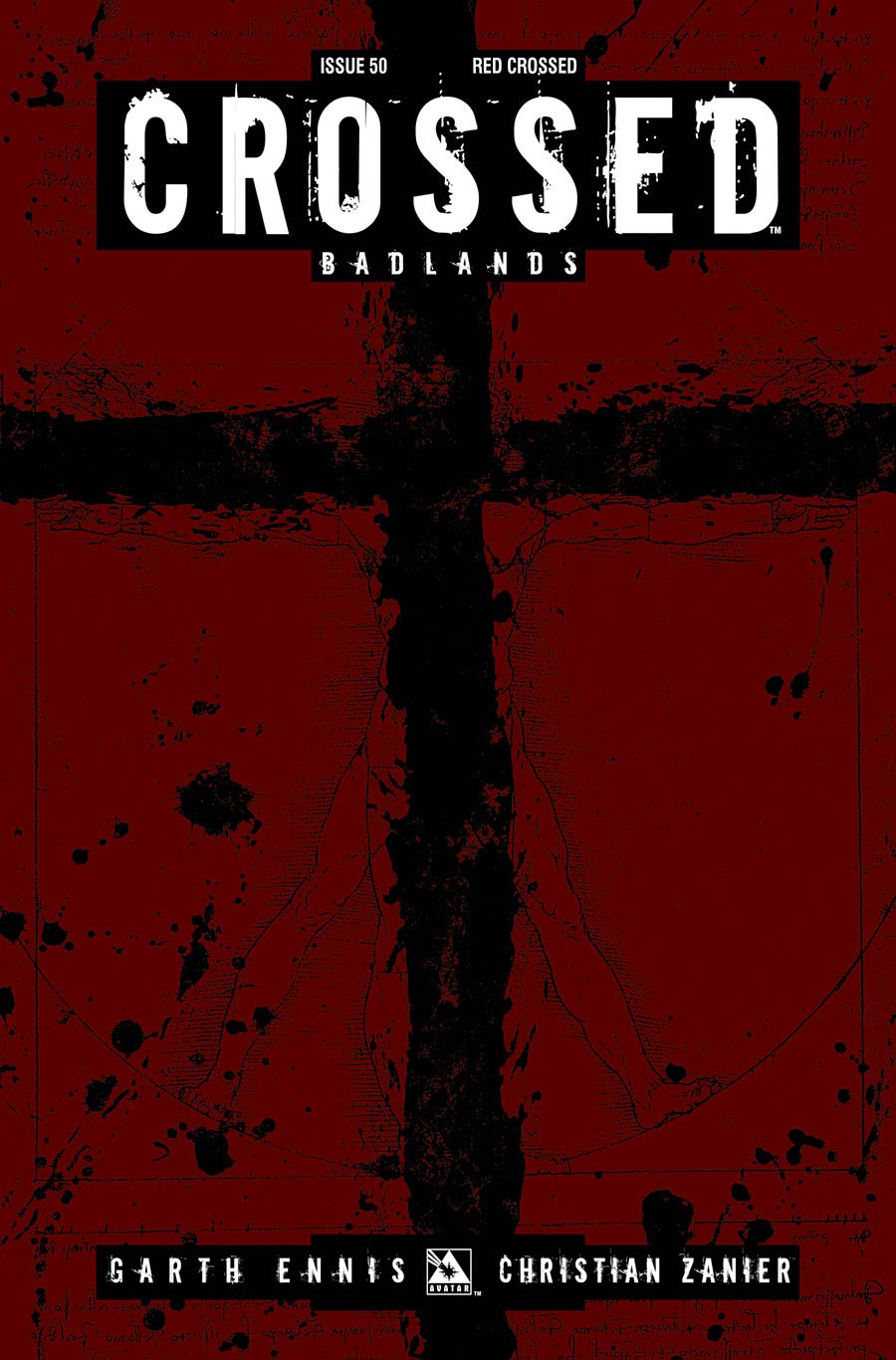 Crossed Badlands #50 Red Crossed Cover (Sale Edition)