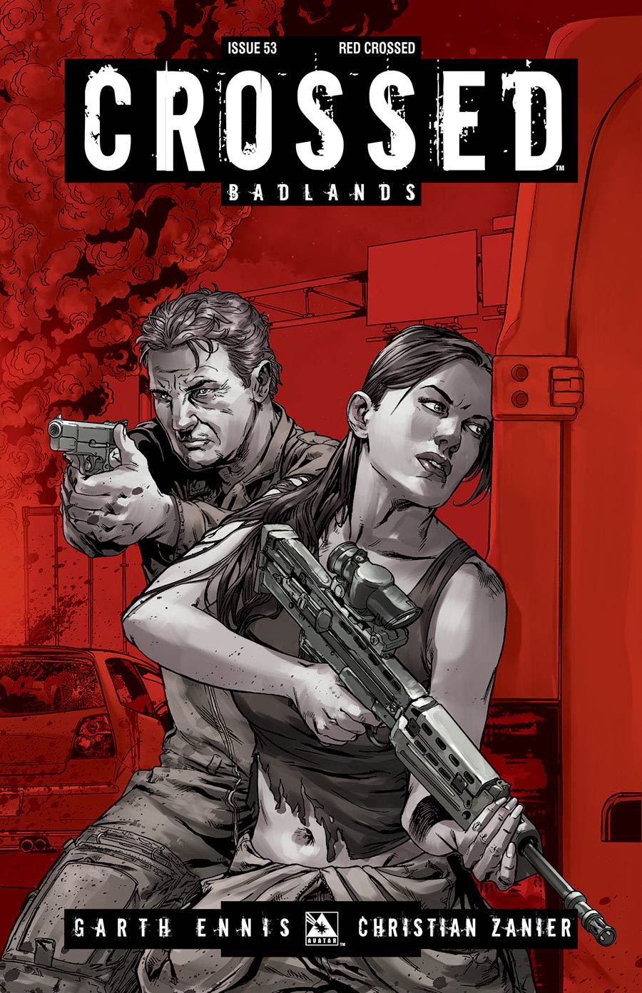 Crossed Badlands #53 Red Crossed Cover (Sale Edition)