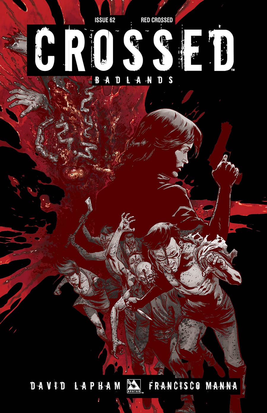 Crossed Badlands #62 Red Crossed Cover (Sale Edition)