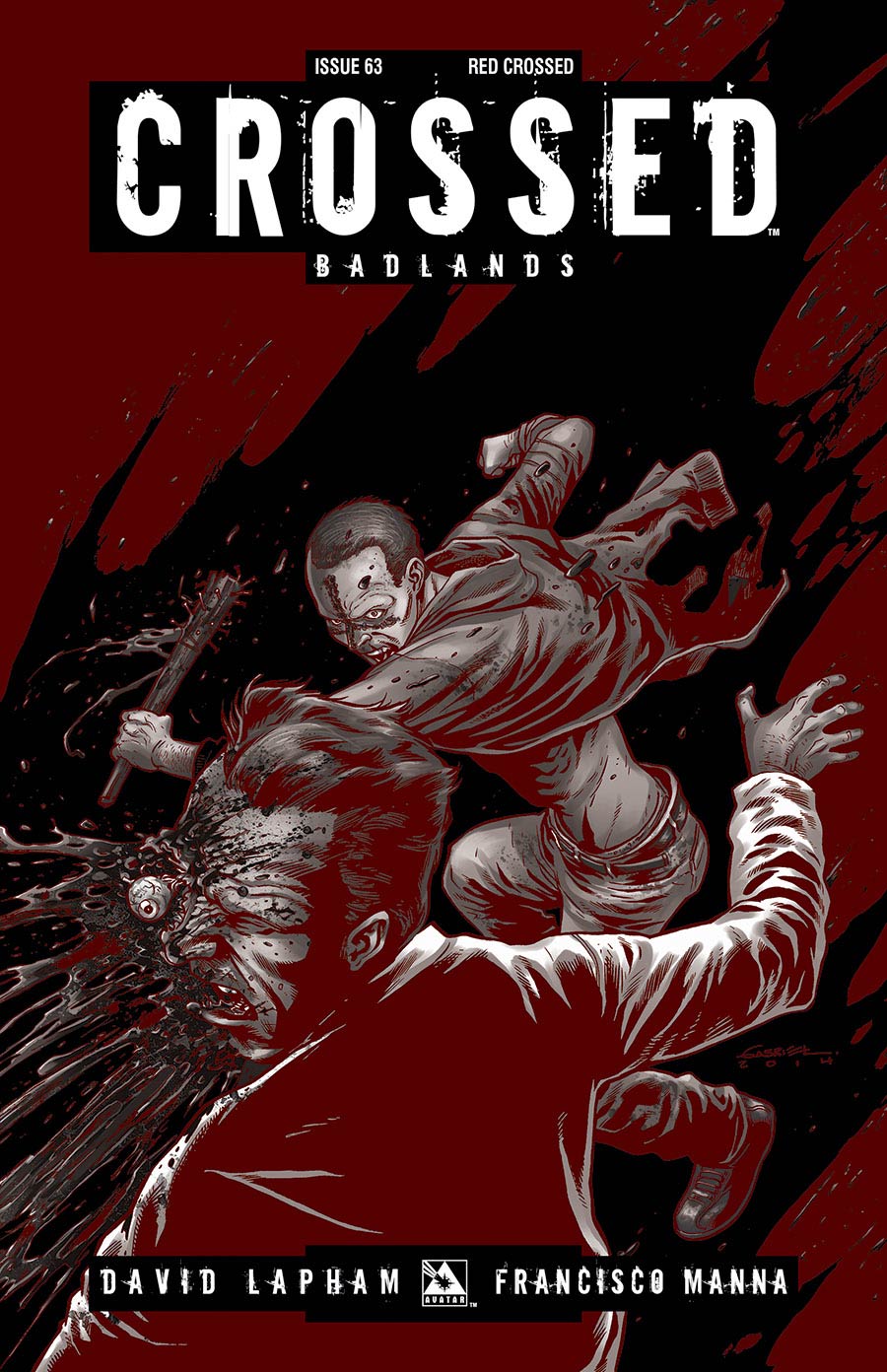Crossed Badlands #63 Red Crossed Cover (Sale Edition)