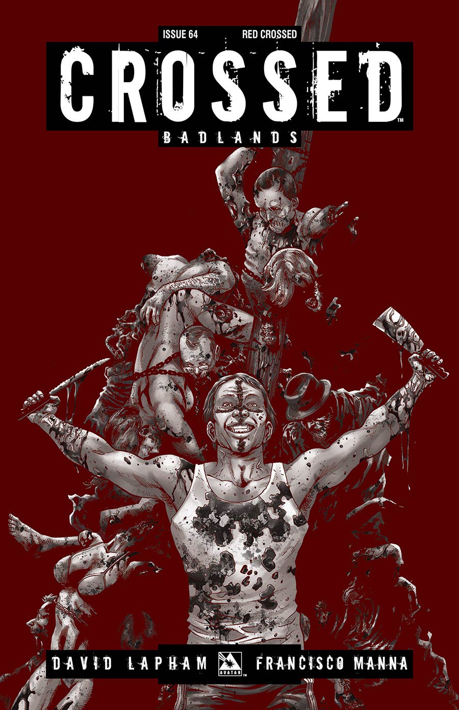 Crossed Badlands #64 Red Crossed Cover (Sale Edition)