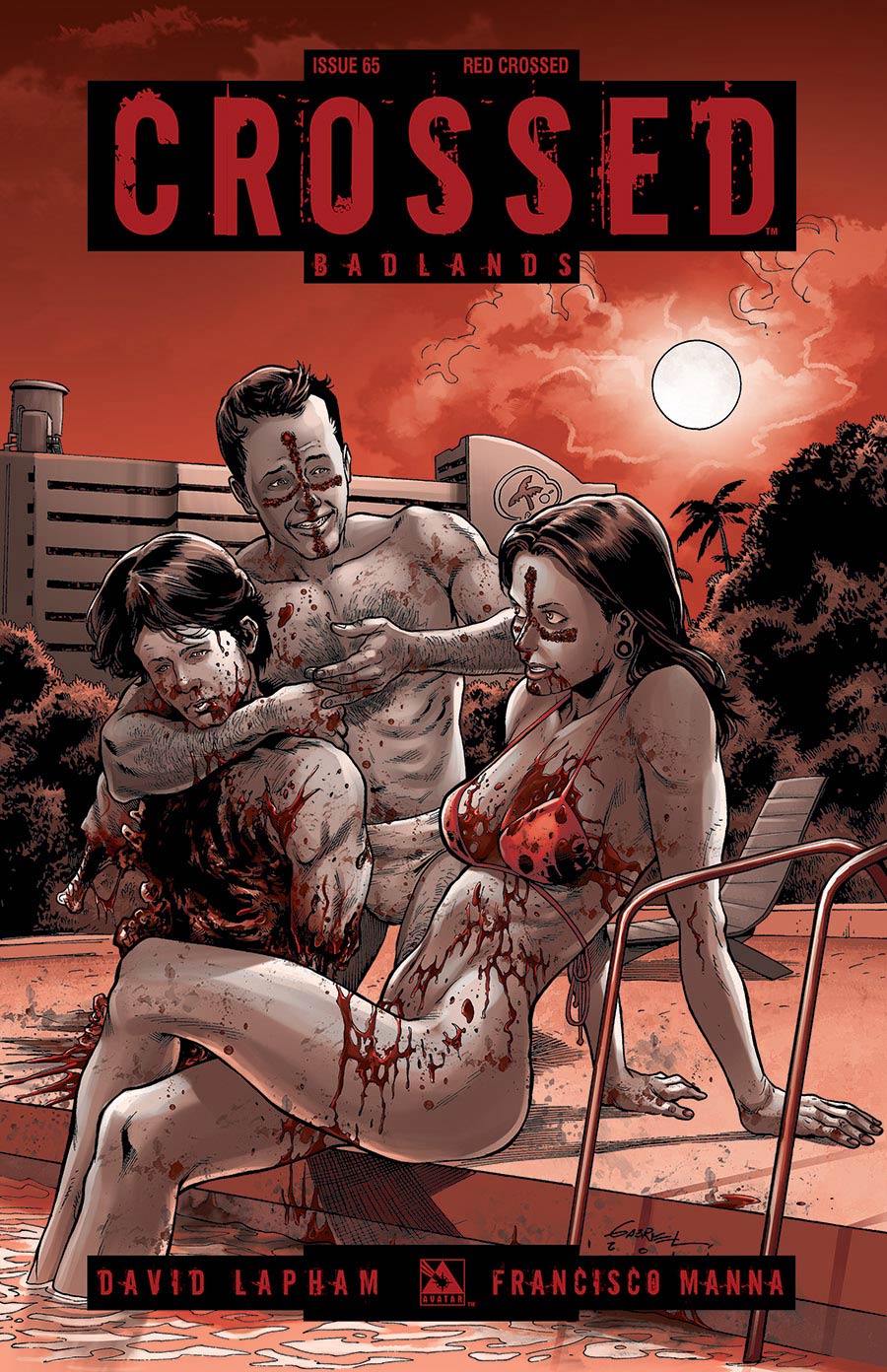 Crossed Badlands #65 Red Crossed Cover (Sale Edition)