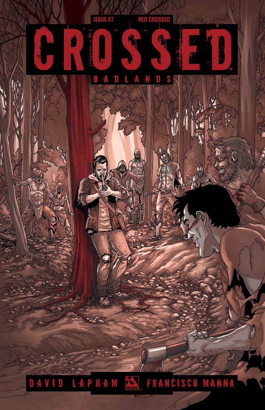 Crossed Badlands #67 Red Crossed Cover (Sale Edition)