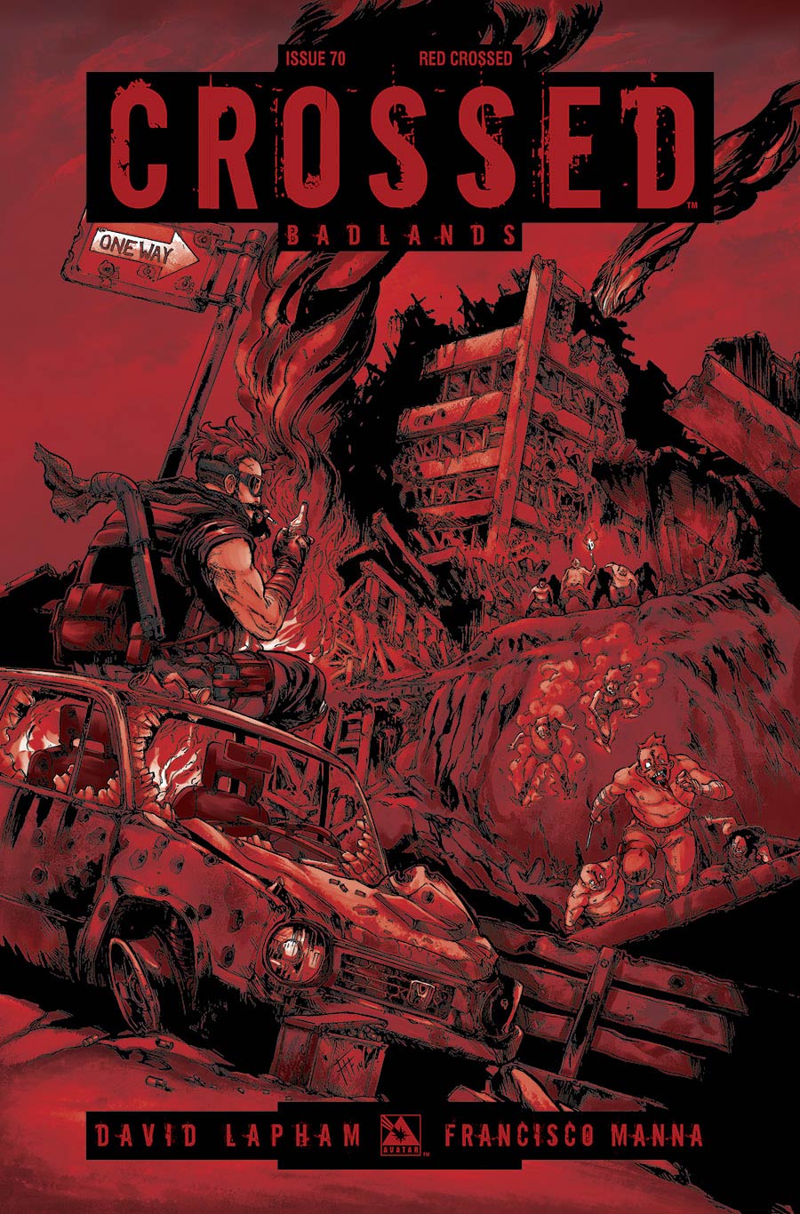 Crossed Badlands #70 Red Crossed Cover (Sale Edition)