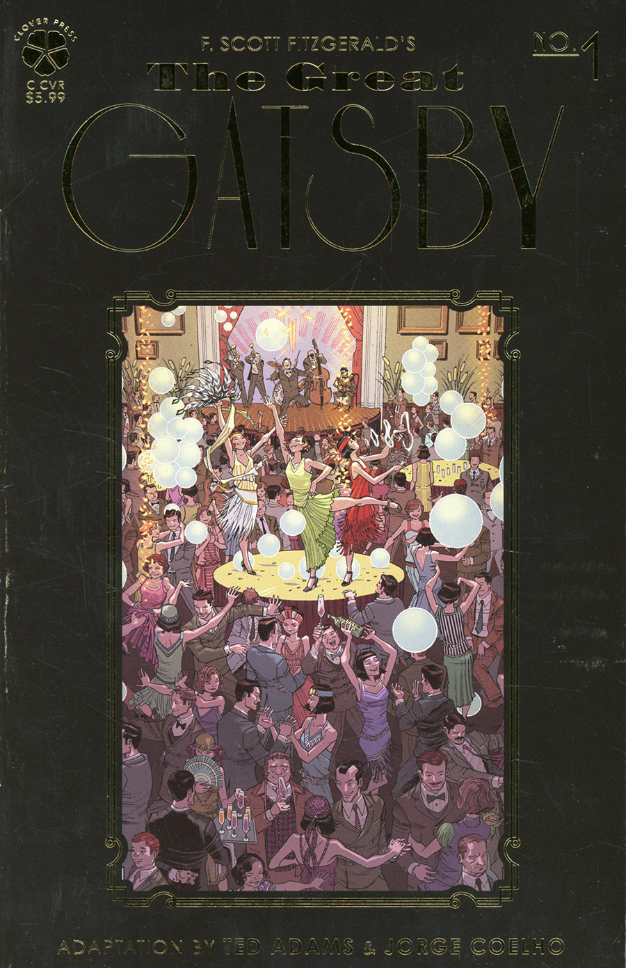 Great Gatsby #1 Cover C Variant Jorge Coelho Gold Foil Variant Cover