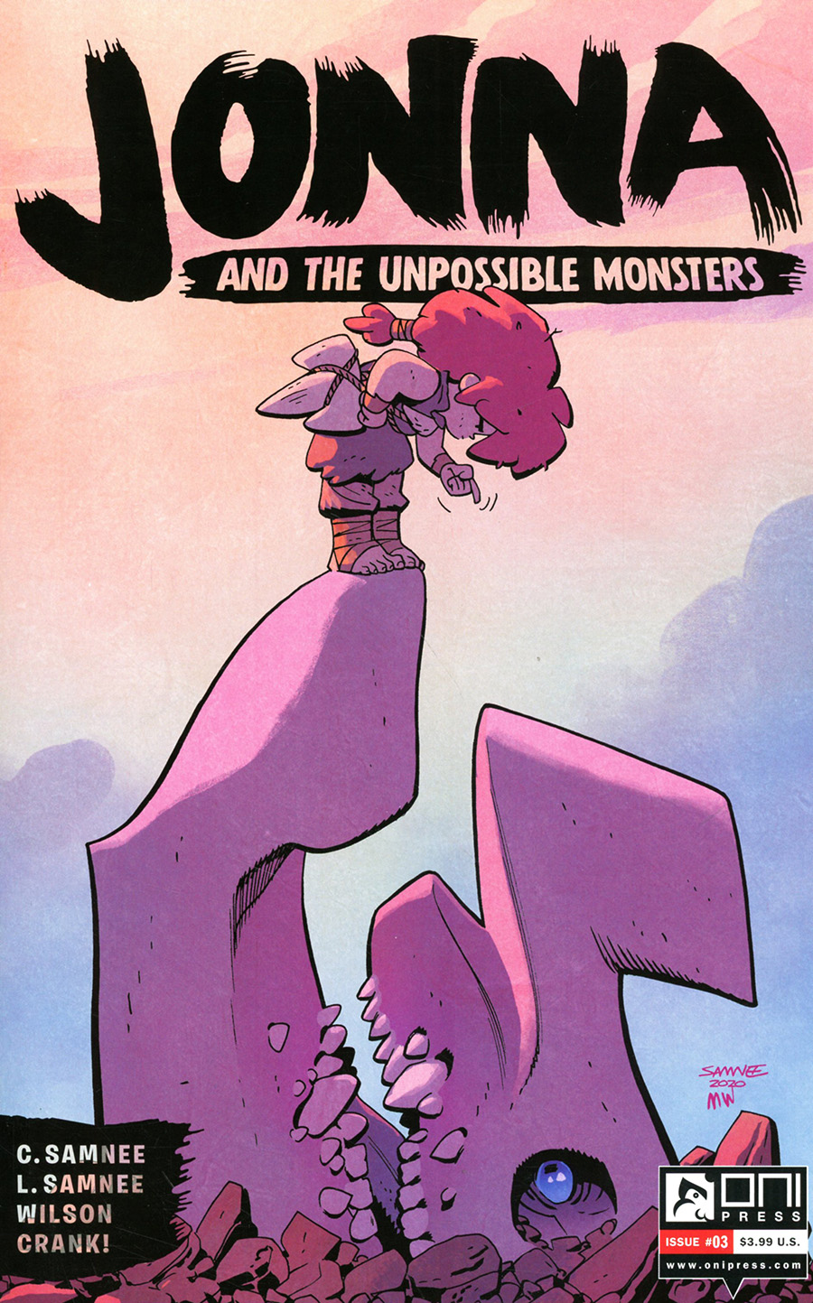 Jonna And The Unpossible Monsters #3 Cover A Regular Chris Samnee Cover