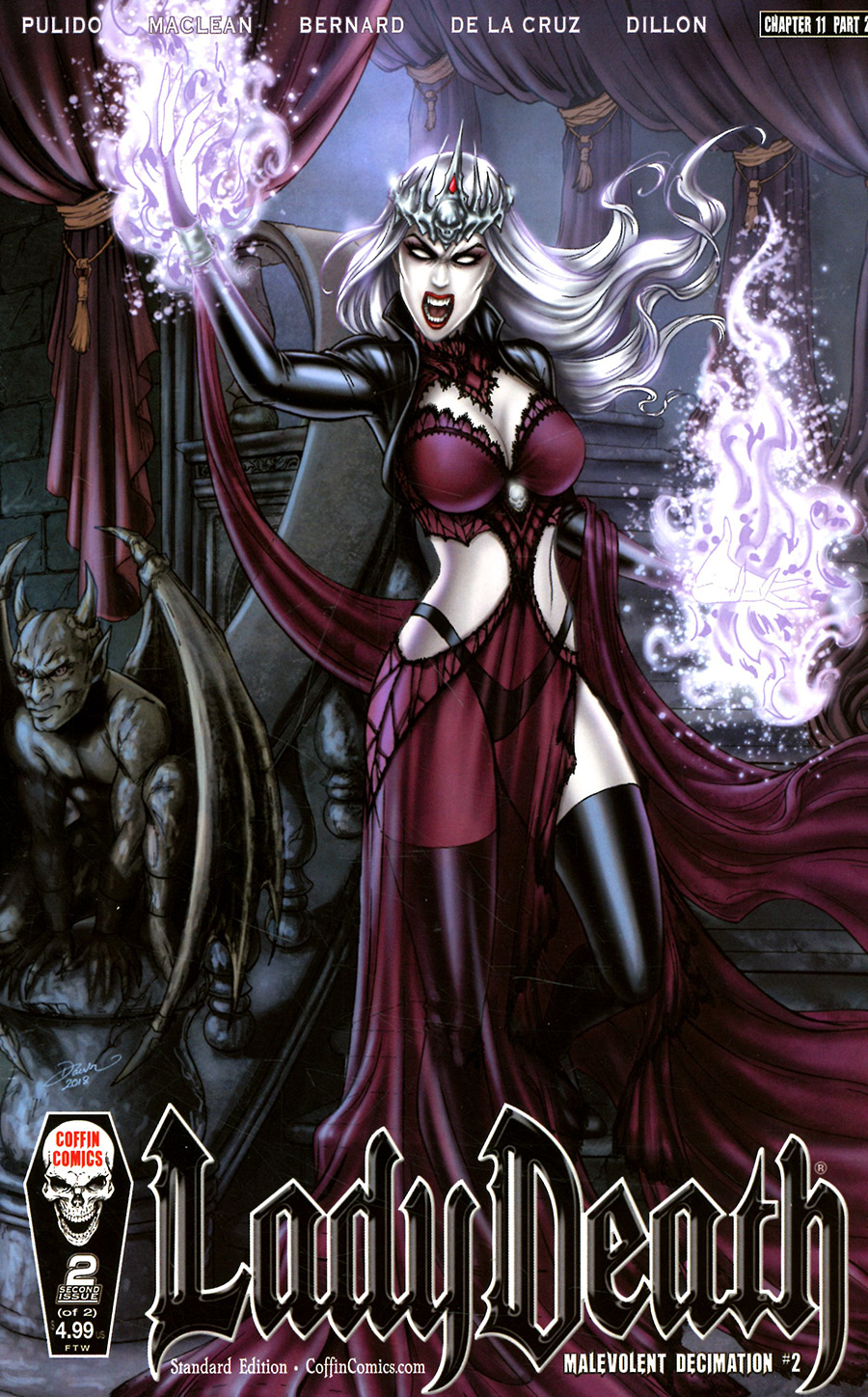 Lady Death Malevolent Decimation #2 Cover A Regular Dawn McTeigue Cover