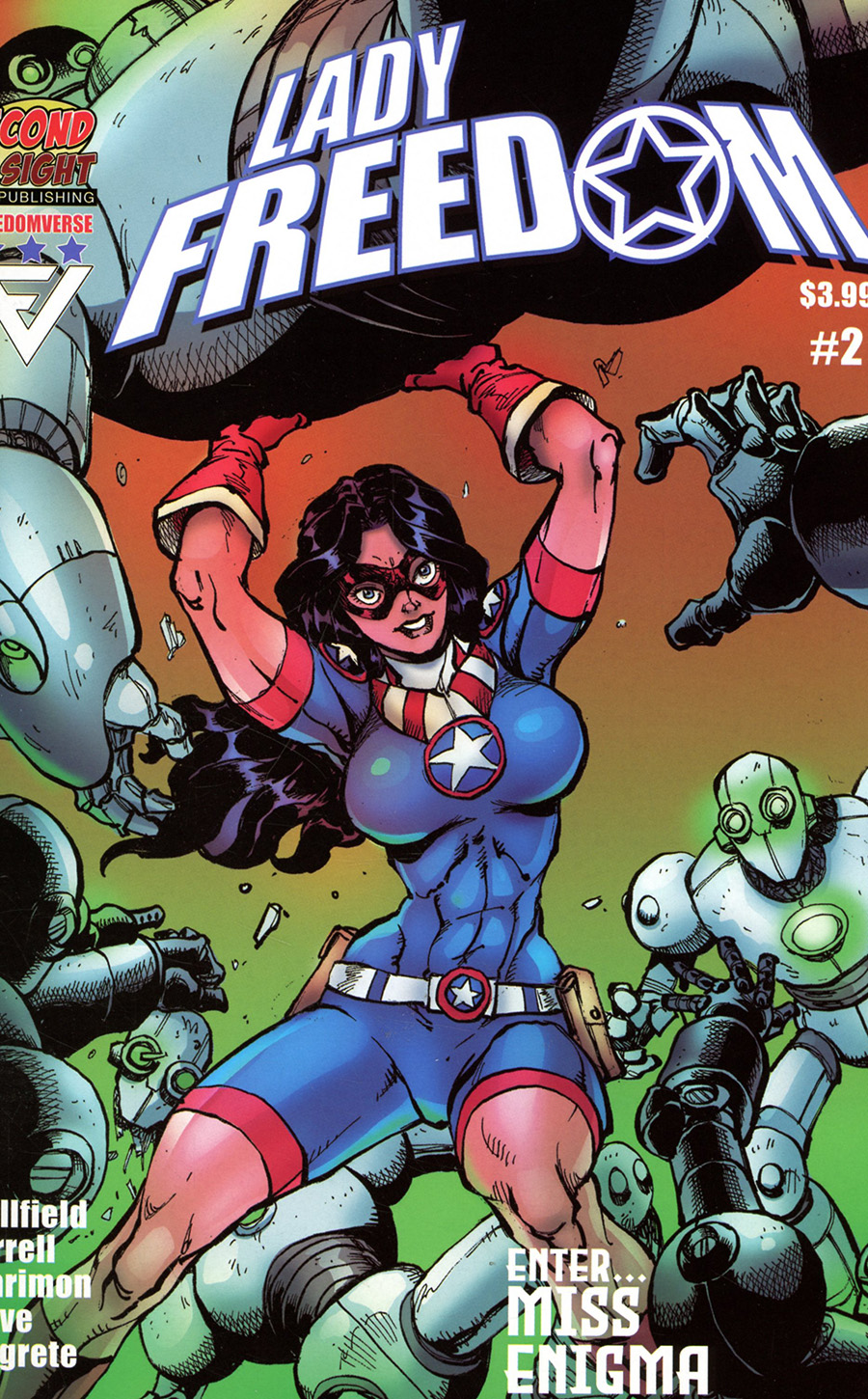 Lady Freedom #2 Cover A Regular Spike Jarrell Cover