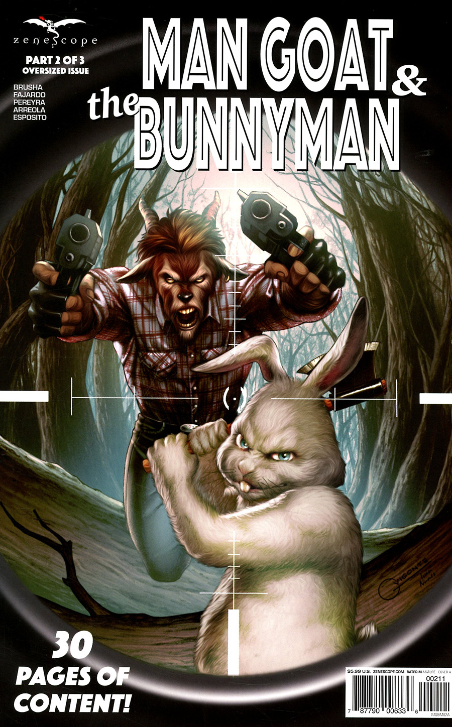 Man Goat And The Bunny Man #2 Cover A Geebo Vigonte