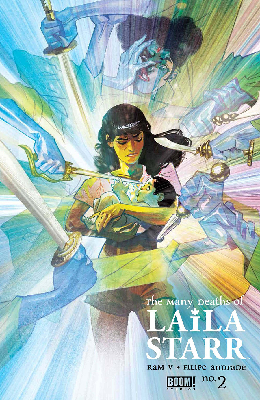 Many Deaths Of Laila Starr #2 Cover B Variant Mike Del Mundo Death Foil Cover (Limit 1 Per Customer)