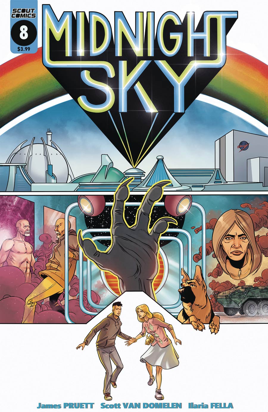 Midnight Sky #8 Cover B Variant Scott Van Domelen Logans Run Homage Cover