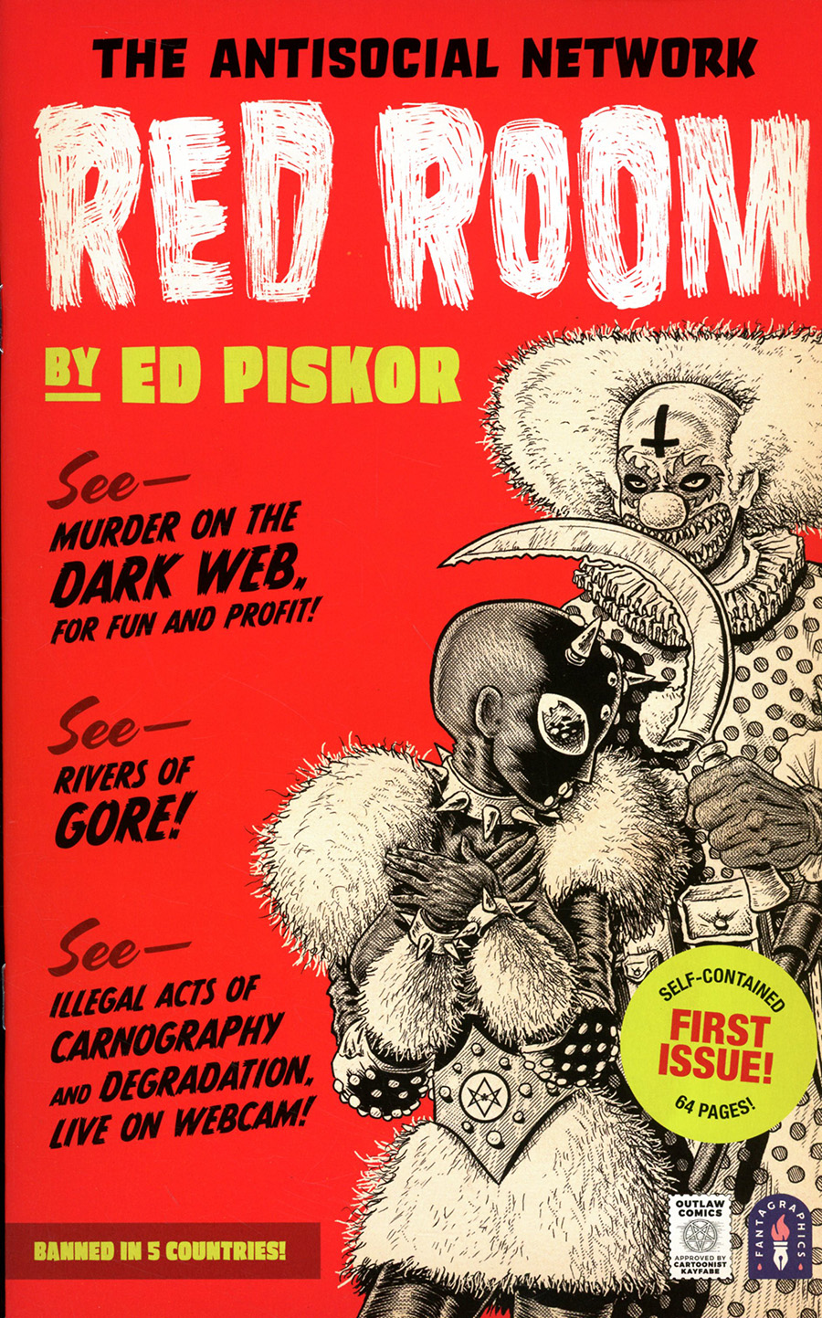 Red Room #1 Cover A Regular Ed Piskor Cover