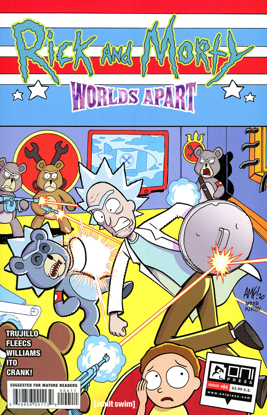 Rick And Morty Worlds Apart #4 Cover A Regular Tony Fleecs Cover