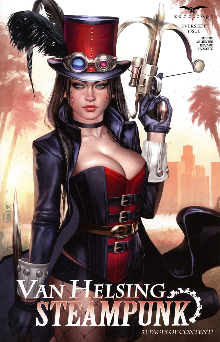 Grimm Fairy Tales Presents Van Helsing Steampunk #1 (One Shot) Cover C Josh Burns