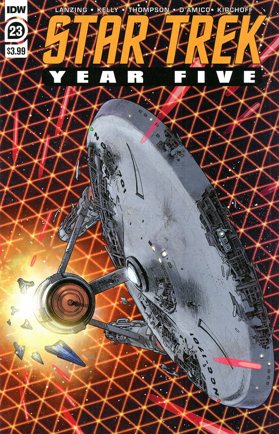 Star Trek Year Five #23 Cover A Regular Stephen Thompson Cover