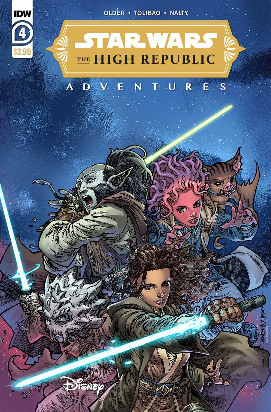Star Wars The High Republic Adventures #4 Cover A Regular Harvey Tolibao Cover