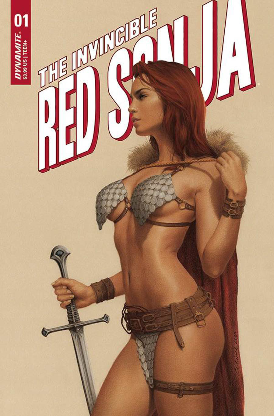 Invincible Red Sonja #1 Cover C Variant Celina Cover