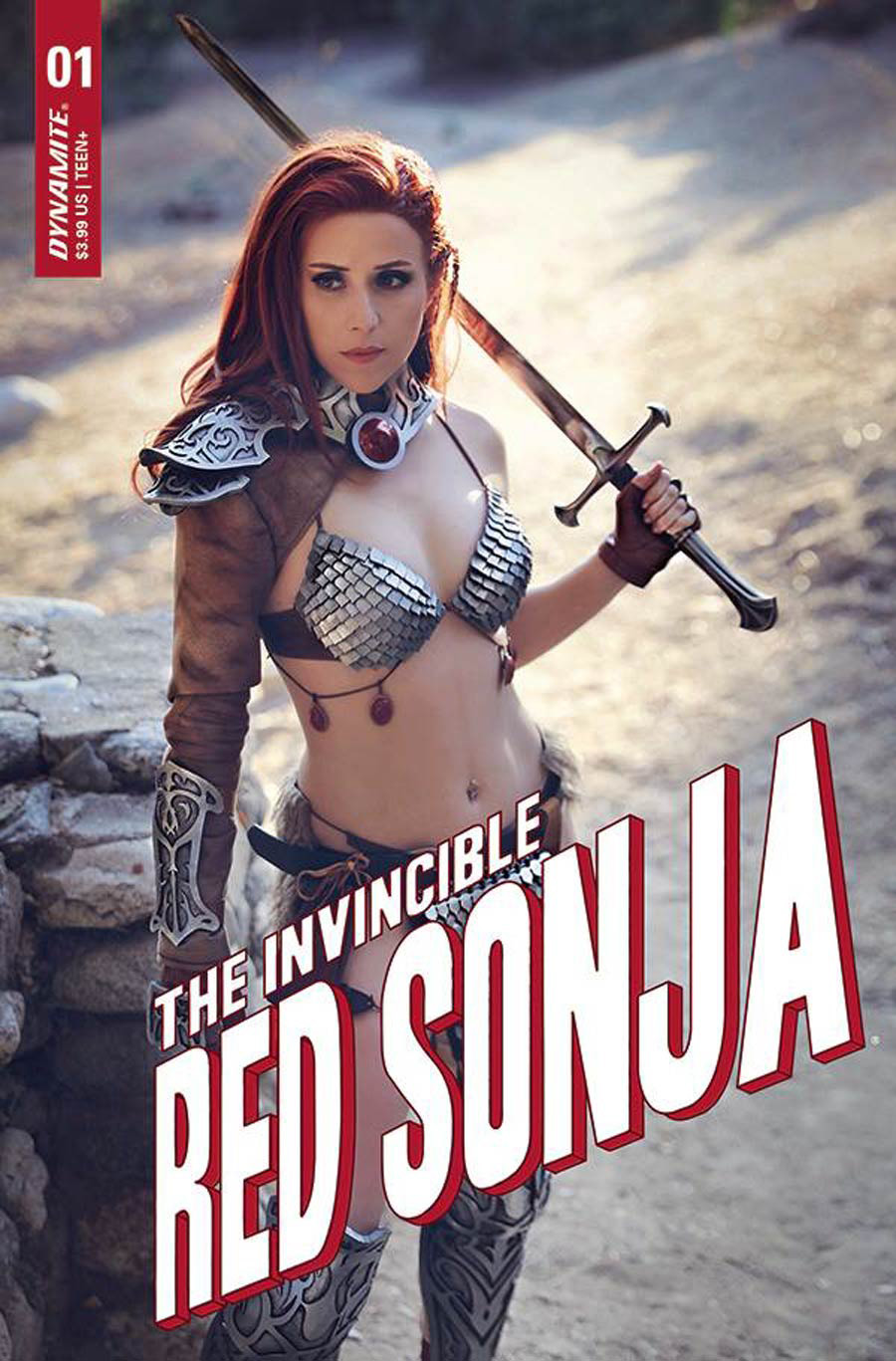 Invincible Red Sonja #1 Cover E Variant Dominica Cosplay Photo Cover