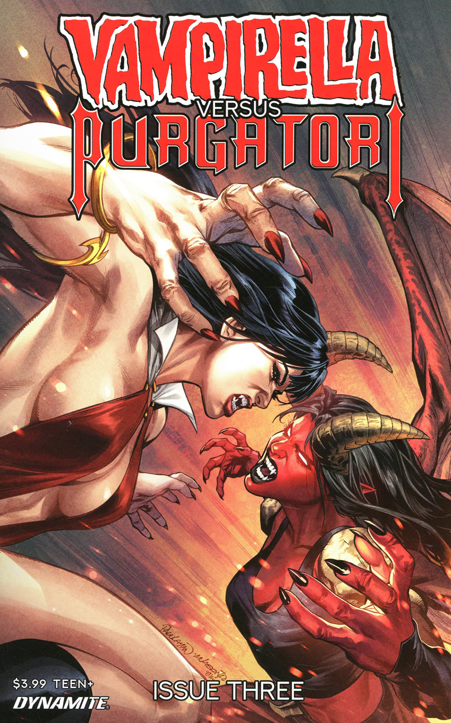 Vampirella vs Purgatori #3 Cover B Variant Carlo Pagulayan Cover