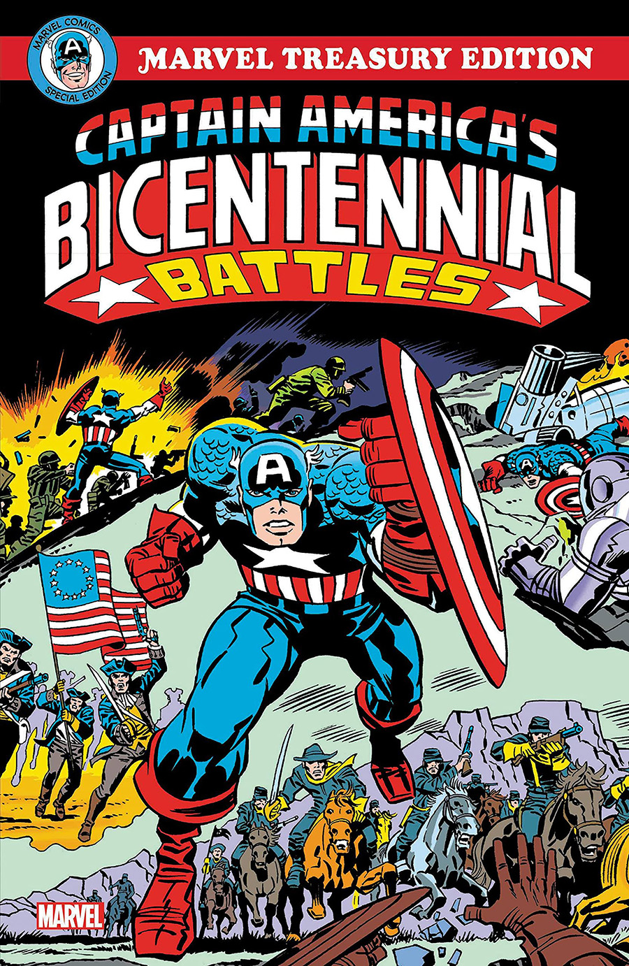 Captain Americas Bicentennial Battles All-New Marvel Treasury Edition TP