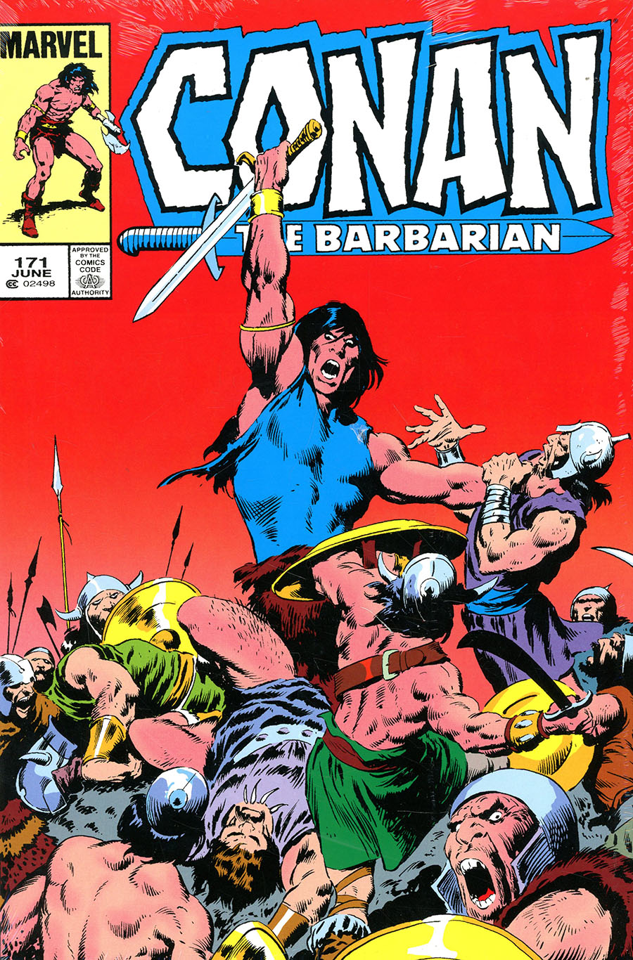 Conan The Barbarian Original Marvel Years Omnibus Vol 6 HC Direct Market John Buscema Variant Cover