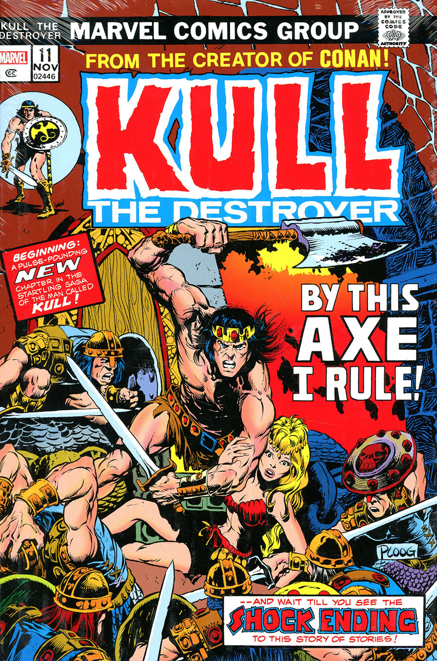 Kull The Destroyer Original Marvel Years Omnibus HC Direct Market Mike Ploog Variant Cover