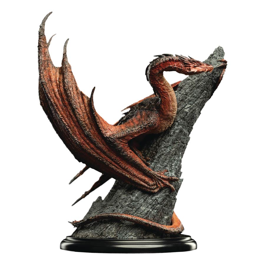 Hobbit Trilogy Smaug The Magnificent Polystone Mini Statue