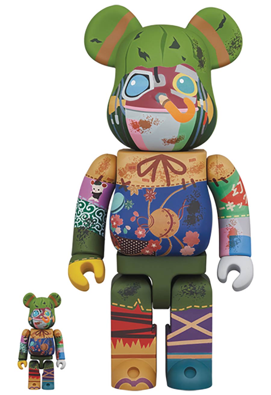 Poupelle Of Chimney Town Poupelle 100 Percent & 400 Percent 2-Pack Bearbrick