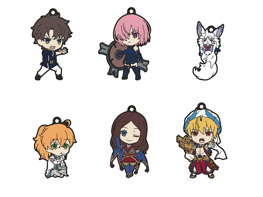 Fate/Grand Order Absolute Demonic Front Babylonia Nendoroid Rubber Keychain Vol 1 Blind Mystery Box