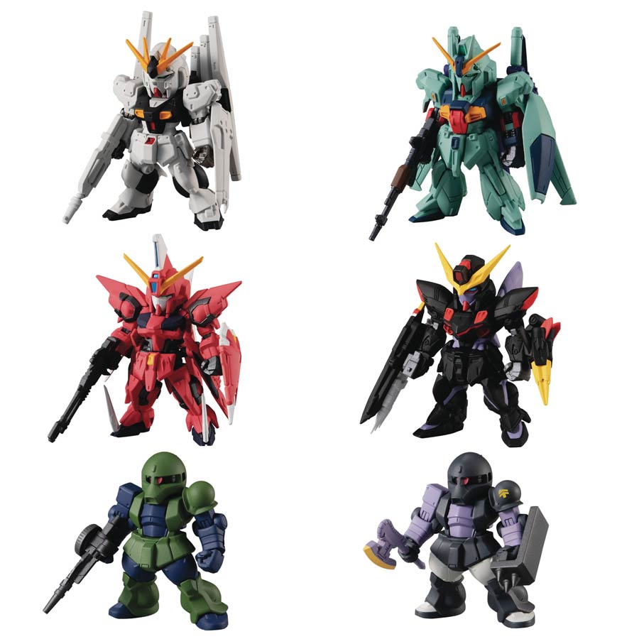 Mobile Suit Gundam FW Gundam Converge 21 Trading Figure 6-Piece Set