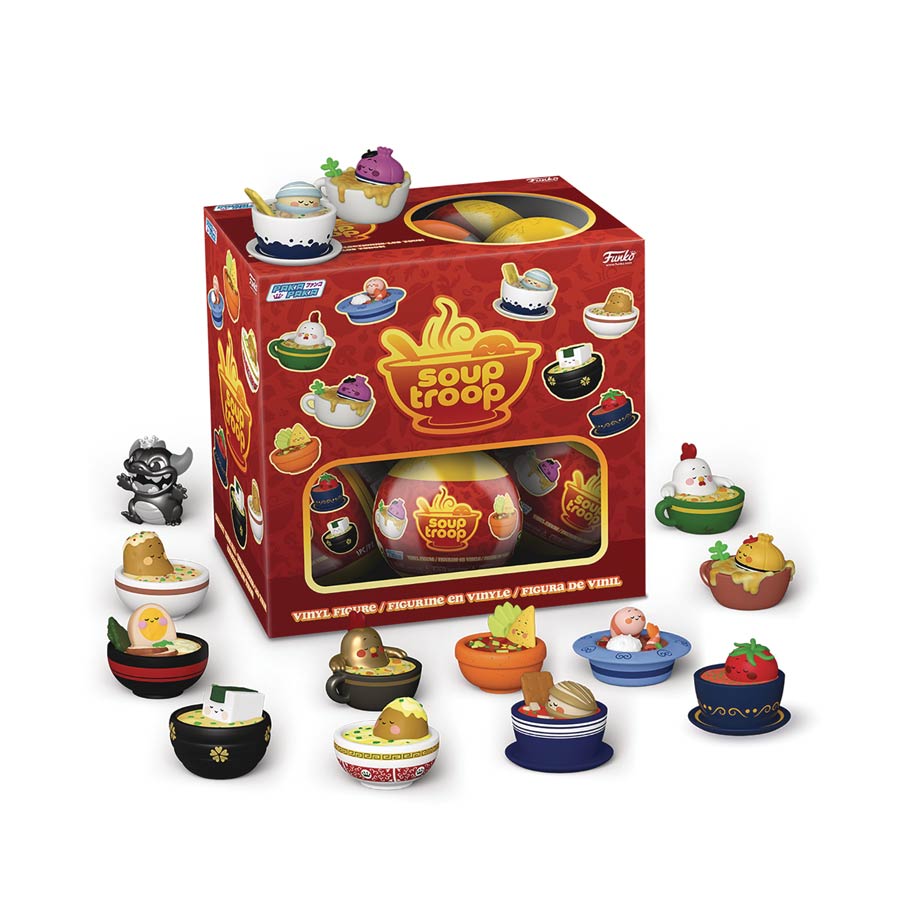 Paka Paka Soup Troop Mini Figure Blind Mystery Box 18-Piece Display