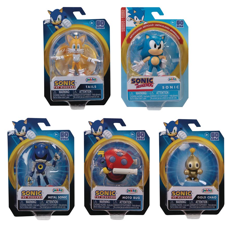 Sonic The Hedgehog 2.5-Inch Action Figure Wave 3 Assortment Case