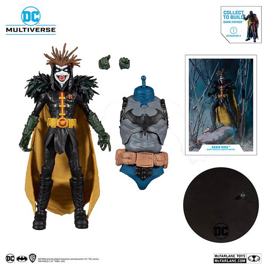 DC Collector Build-A-Figure Wave 4 Dark Nights Death Metal Robin King 7-Inch Scale Action Figure Case
