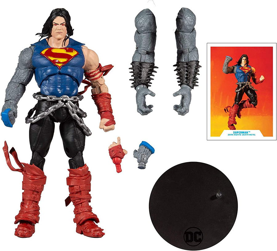 DC Collector Build-A-Figure Wave 4 Dark Nights Death Metal Superman 7-Inch Scale Action Figure Case