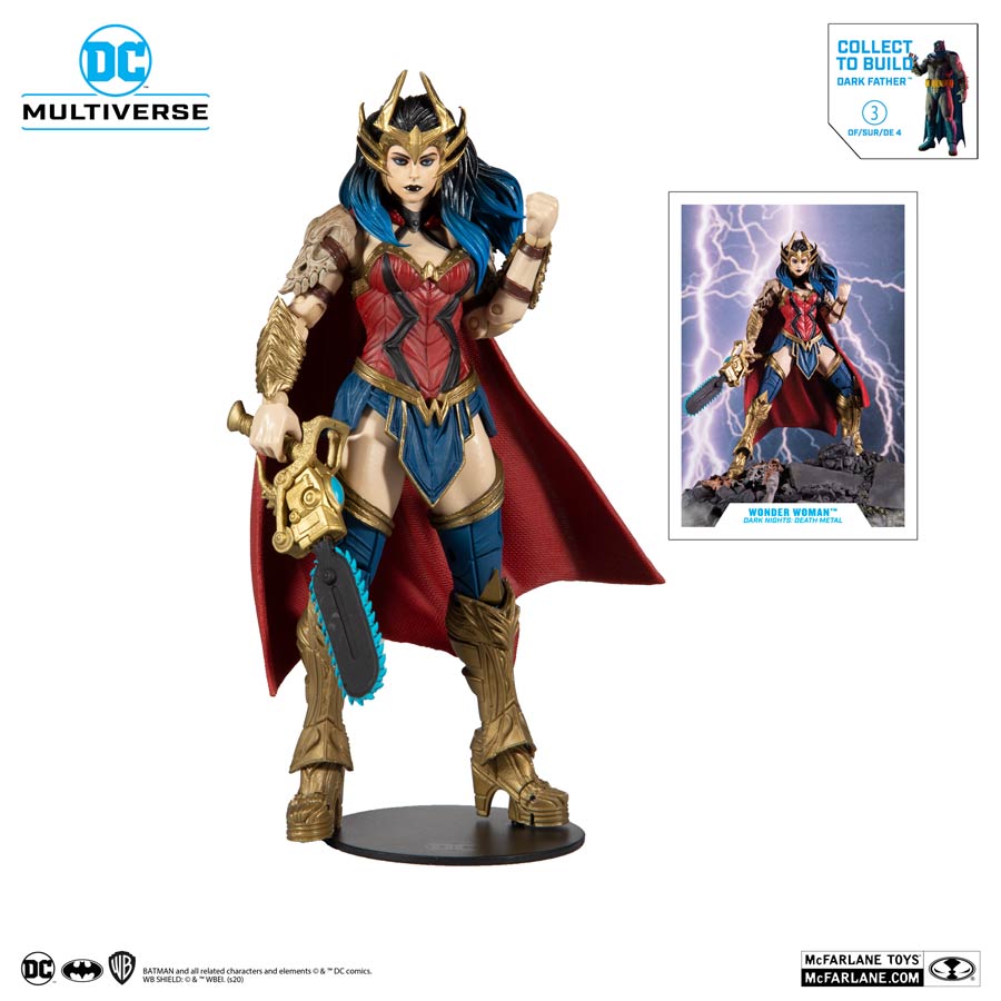 DC Collector Build-A-Figure Wave 4 Dark Nights Death Metal Wonder Woman 7-Inch Scale Action Figure